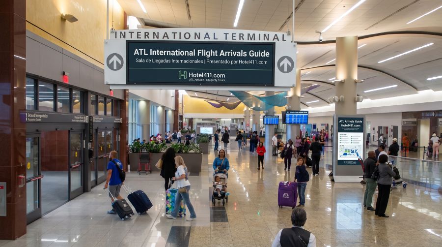 ATL International Flight Arrivals