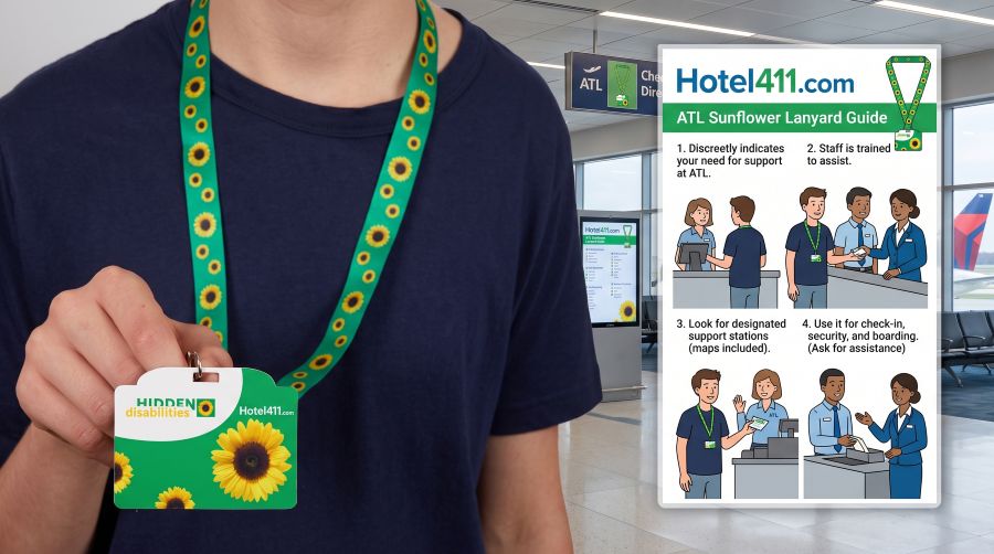ATL Sunflower Lanyard Guide