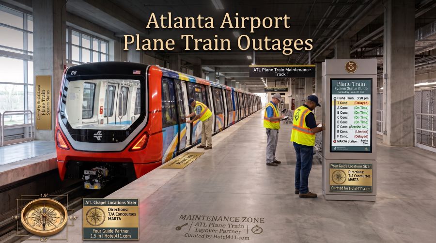 ATL Plane Train Outages
