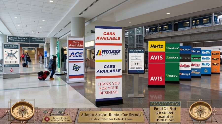 ATL Rental Car Brands