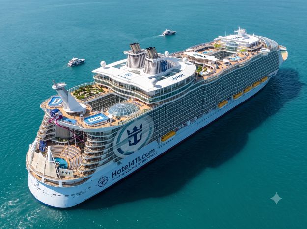 Cruise Ship Going to Home Port